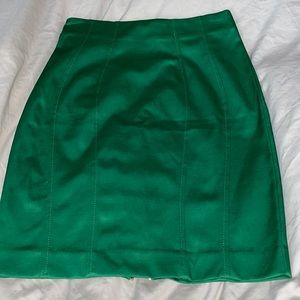 Green skirt